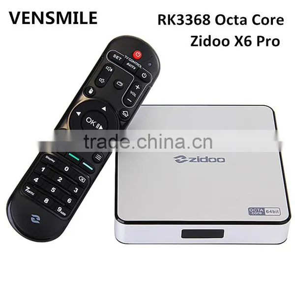 Vensmile Zidoo X6 Pro Android 5.1Smart tv Box RK3368 Octa Core Android tv Box Zidoo X6 Pro Android 5.1 Lollipop Octa Core Smart photo-2