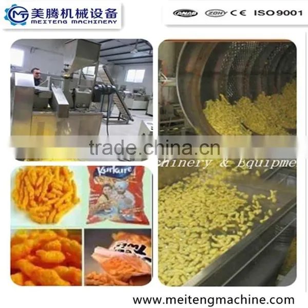Fully Automatic Corn Puff Snack Food Cheese Curls Making Machine photo-2