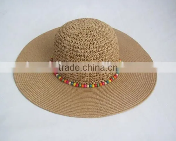Lady Beach Straw Sombrero Hat