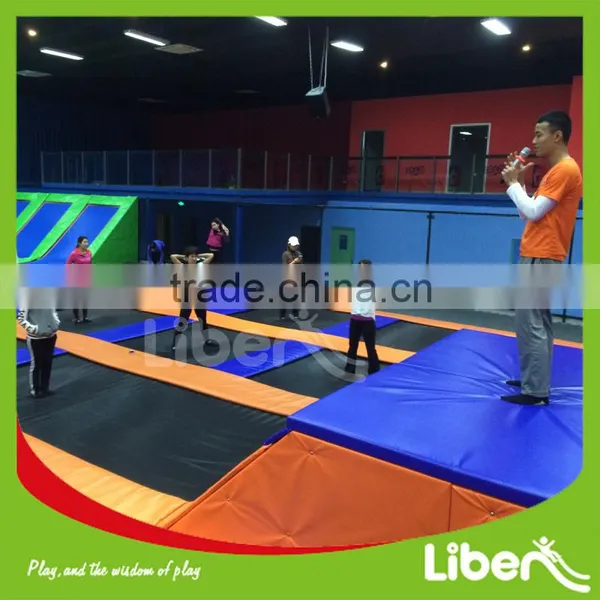 Commercial Use Popular and Hot Selling European Standard Cheap Indoor Rectangular Jumping Trampoline Park With Enclosure photo-6