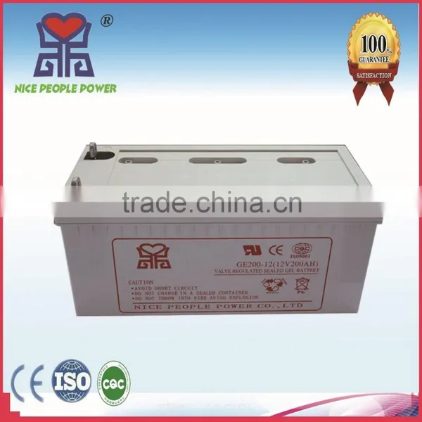 Gel Accumulator Gel Battery 12v200ah