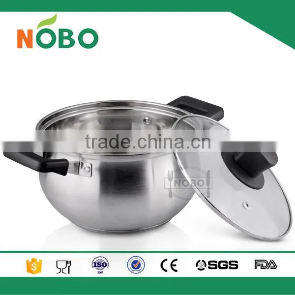 NOBO New Arrival Stainless Steel Stock Pot With Capsule Bottom photo-3