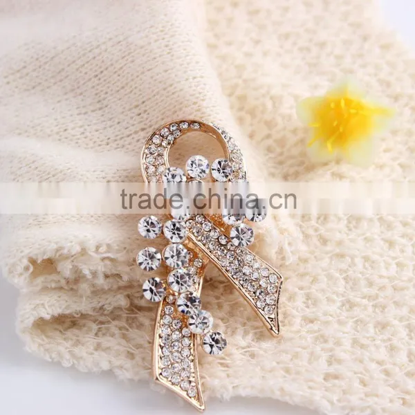 Rhinestone Scarf Buckle,Beaded Flower Brooch Pin,Wedding Invitation Crystal Brooch photo-2