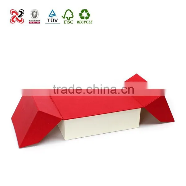 Customized Luxury Cardboard Rectangle Folding Paper Box photo-2
