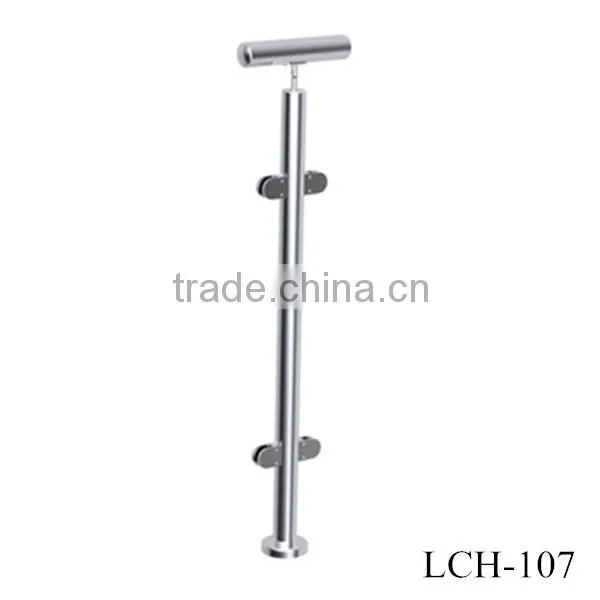 Square Stainless Steel Fence Post Prices Construction Glass Railing photo-2