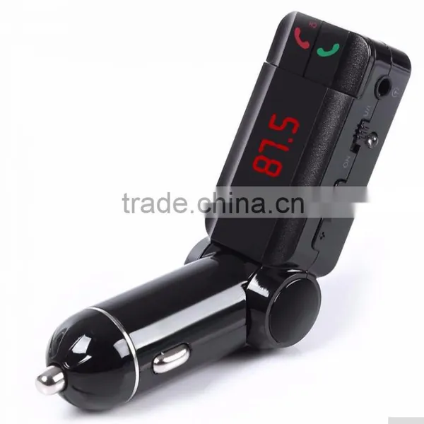 New Wireless Car Charger Bluetooth Handsfree Car Kit FM Transmitter photo-3