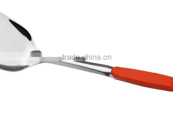 Best Selling Stainless Steel Soup Ladle With Plastic Handle photo-3
