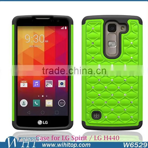 Combo Silicone Case for LG Spirit, Starry Back Cover for LG H440 photo-5