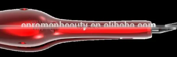 New Arrival Profeesional Electric Hot Air Brush Digital LCD Brush Steam Hair Straightener photo-2