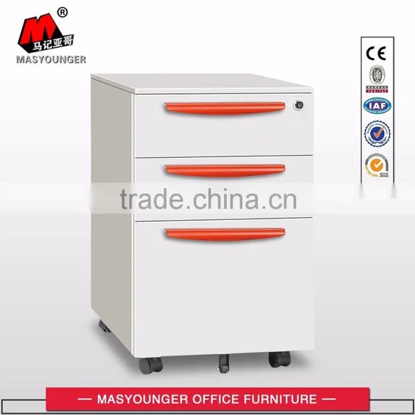 Mobile Cabinet Metal Mobile Filing Cabinet Pedestal With Central Lock photo-4