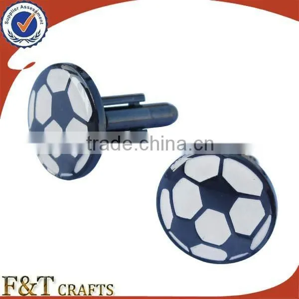 Customized Black Nickel Plating Enamel Paint Cufflinks photo-4