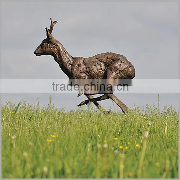 Home Decor Metal Bronze Elk Statue Sculpture for Sale photo-6