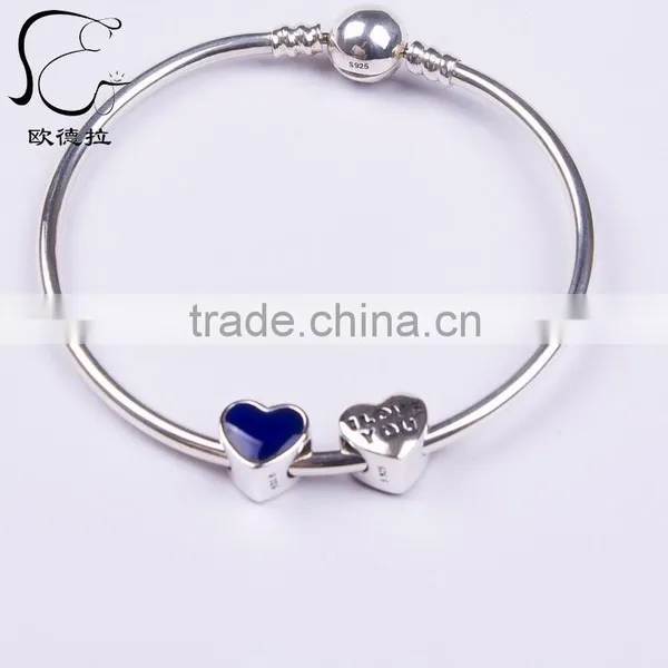 925 Silver Enamel Lipstick Beads for Gold European Charm Bracelet photo-4