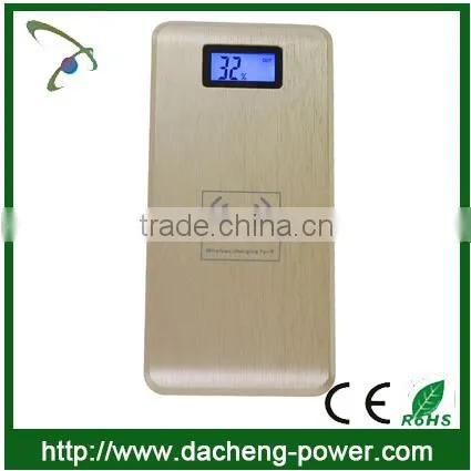 12000mAH 18650 qi Wireless Charger With LCD Power Indicator photo-5