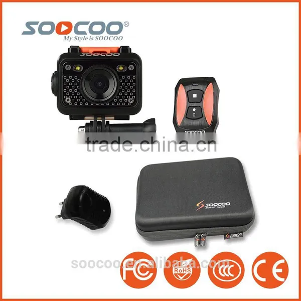 SOOCOO S60 WIFI Underwater Action Sports Cameras 2.4G Remote Control 170 Degree Wide-angle Lens(1*USB Cable 1*Camera Box) photo-3