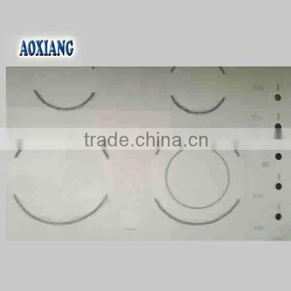 Hot! Customized induction cooker glass 4mm-19mm Cooker Hob Ceramic Glass Panels /machinable glass ceramics