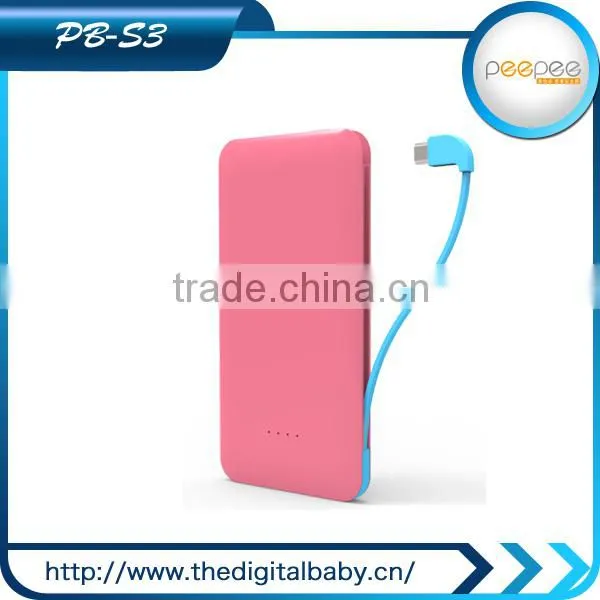 2015 Hot Selling Innovative Fashionable Power Bank 5000mah photo-4