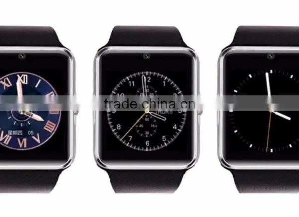 GT08 Smart Watch Compatible Platform IOS Android With Pedometer Camera Monitoring Sleep Sedentary Reminder for IPhone Samsung Ga photo-2
