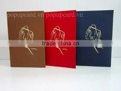 Two Carrying Greeting Pop up Greeting Card photo-3
