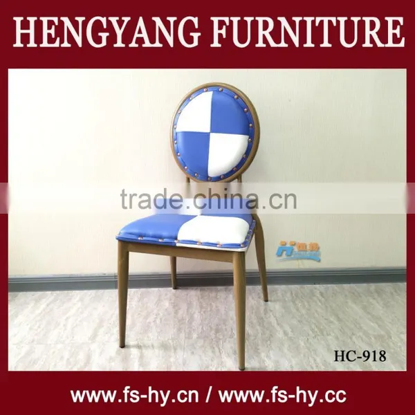 Wholesale Stackable Hotel Round Back Aluminum Banquet Chair photo-5