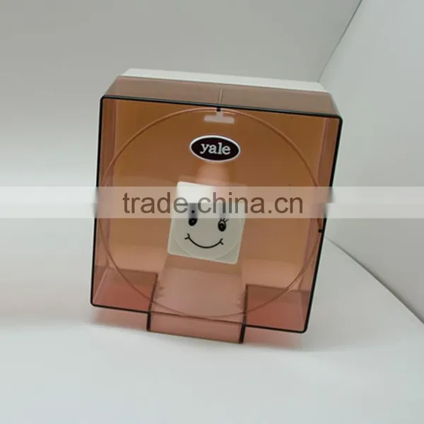 Square Transparent Khaki Toilet Paper Roll Dispensers photo-2