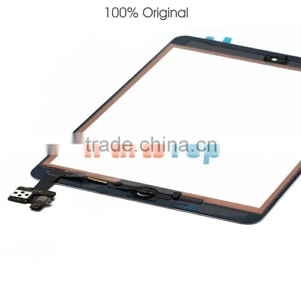 100% Original OEM Front Touch Panel Digitizer Assembly For IPad MINI ,With IC +Original Adhesive + Home Button Assembly photo-6