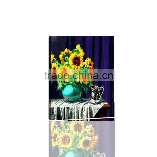 Diy Crafts Oil Painting By Numbers Flower DIY17
