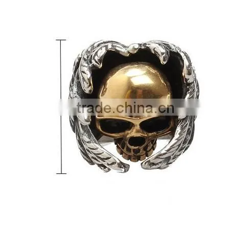 New Man's Titanium Steel Men'sThe Expendables Skull Ring photo-4