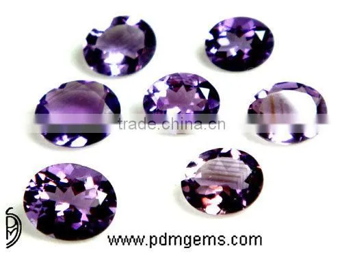 Amethyst Oval Shape Faceted Creative Faceted Shape, Amethyst Gemstone Lot, Natural Wholesale Semi Precious photo-2
