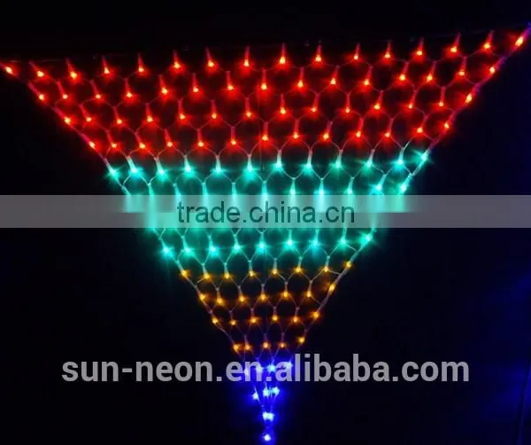 2x2m 5m 210 Leds Good Quality Festival Holiday Wedding Party Garden Christmas Decoration Net Light Curtain Light String Light photo-2