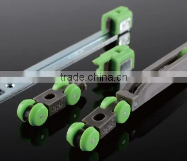 Wooden Aluminum Sliding Door Rollers With Damper photo-5