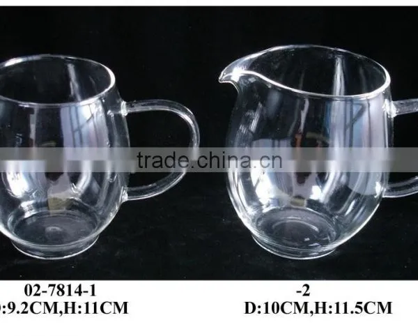 Glass Tea Pot and Cup