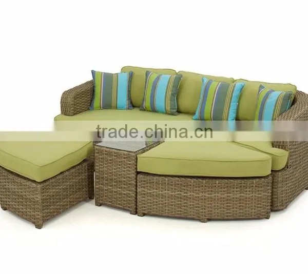 Sunbed With Stool And Table photo-2
