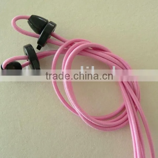 Light Pink Round Elastic Shoelaces