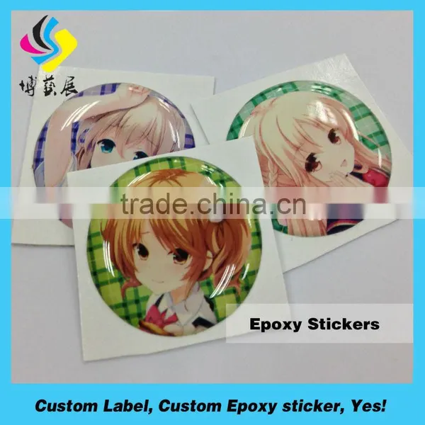 Custom Clear Domed Sticker,epoxy Sticker;epoxy Label photo-3