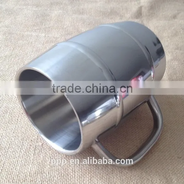 450ml 2014 Hot Selling Eco-friendly FDA LFGB Double Layer Stainless Steel Coffee Mug Cup Tumbler photo-3
