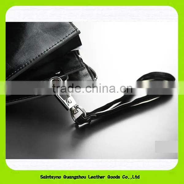 15714 Brand RFID Wallet Real Leather RFID Blocking Travel Wallet Men photo-6