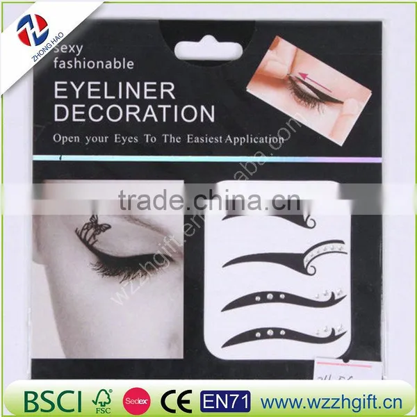 Black Eye Line Waterproof Art Tattoos Temporary Stickers For Women DIY Decorations Fake Body Art Makeup EyeLiner photo-6