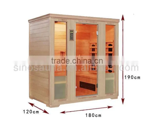 Good Quanlity Easy Established Infrared Sauna Cabin and Sauna Room for Relaxing and Healthing photo-2