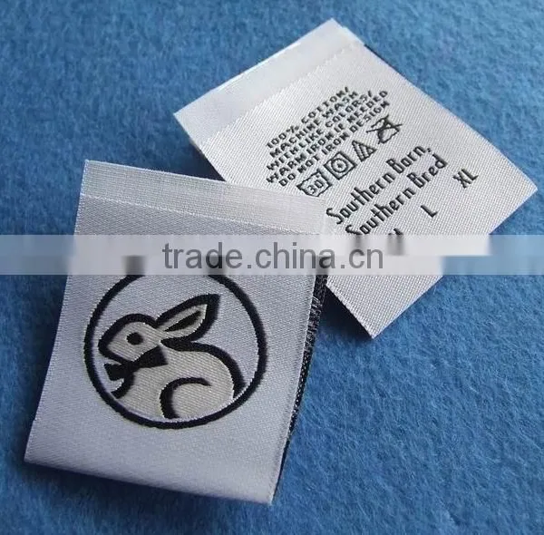 Garment Woven Damask Care Label photo-2