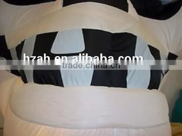 Halloween Decoraiton Inflatable Huge Light Up Skeleton Head With Big Eyes photo-2