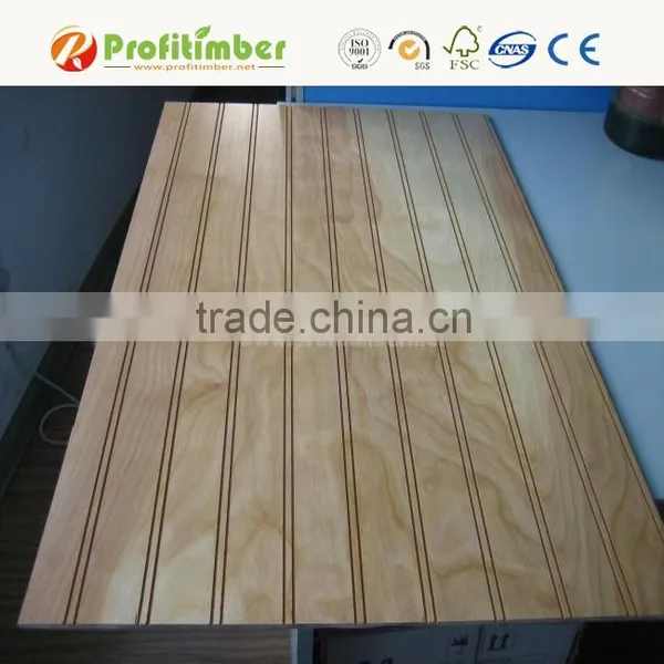 U Grooved Plywood, Tongue and Groove Siding, Slotted Plywood Cutting photo-4
