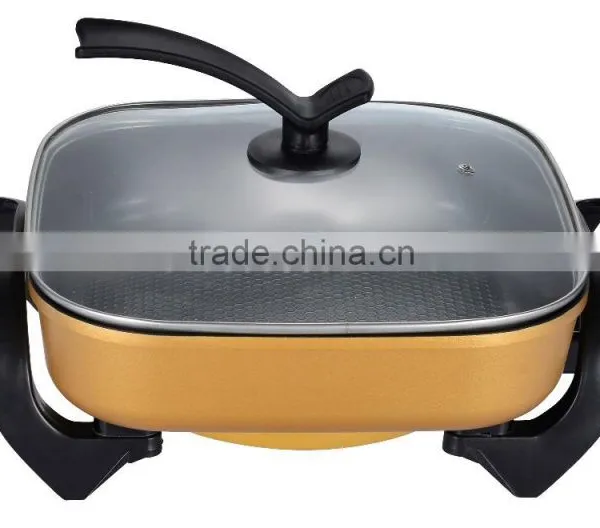 Non-stick Coating Die-cast Electric Cooking Skillets photo-2