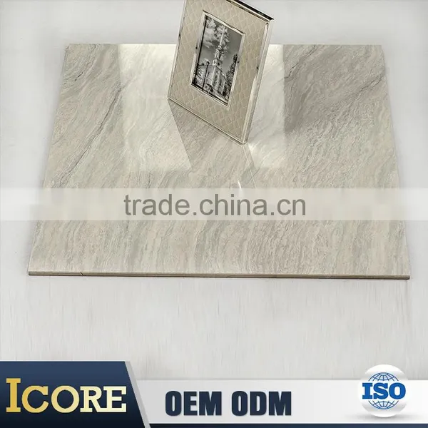 China Grey Ceramic Floor Tile Nano Polished Double Charge Vitrified Tiles photo-3
