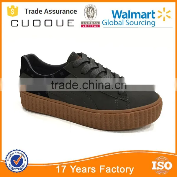 Fashion Woman Canvas Shoes With Thick Rubber Sole Shoes