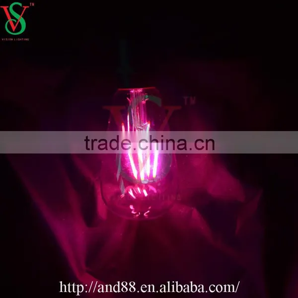 Long Filament Version 4W 6W Colorful Vintage Led Filament Bulb ST64 photo-4