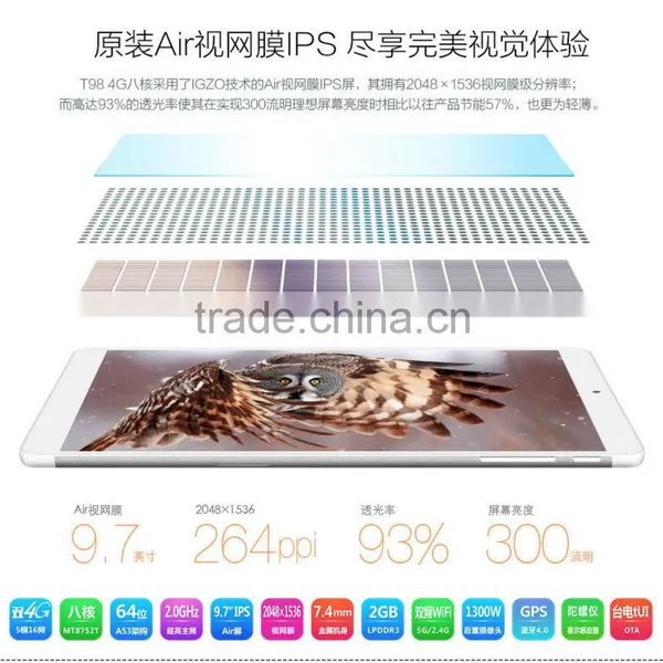 HOT!!! 9.7 Inch Retina 2048x1536 Android 4.4.4 MTK MT8752T Octa Core 2GB RAM 32GB ROM 13.0MP 4G LTE Teclast T98 Tablet PC photo-5