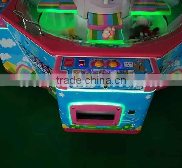 Sweet Land Coin Operated Mini Dolls Crane Claw Machine/ Game Machine for Sale photo-4