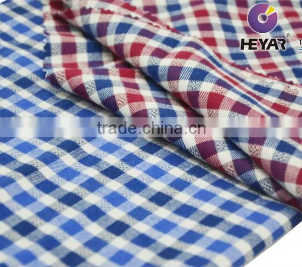 Blue Combo Tencel Cotton Check Shirt Cotton Flannel Fabric photo-4