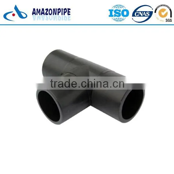 Butt Fusion Black Tee Reducing Tee Piece Hdpe Pipe Fittings photo-2